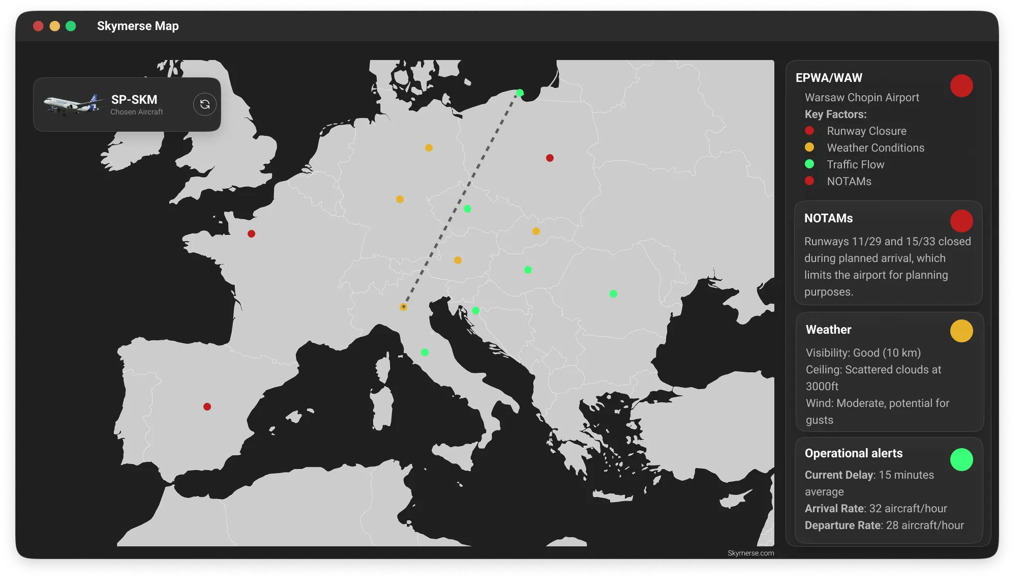 Skymerse Map Overview